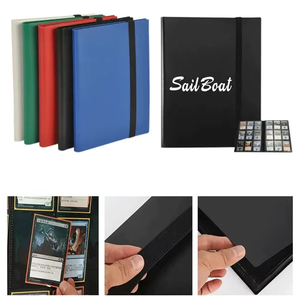 Portable 9-Pocket Trading Card Binder