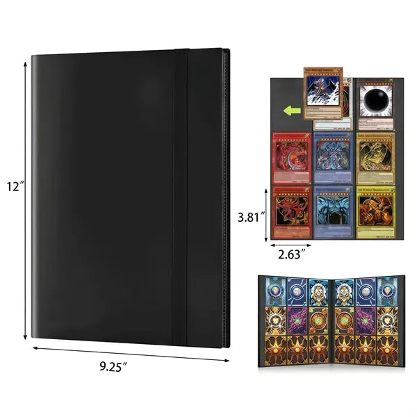 Portable 9-Pocket Trading Card Binder