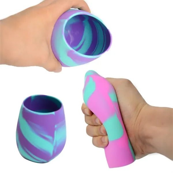 12oz Eggshell-Shaped Silicone Cup