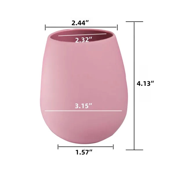 12oz Eggshell-Shaped Silicone Cup