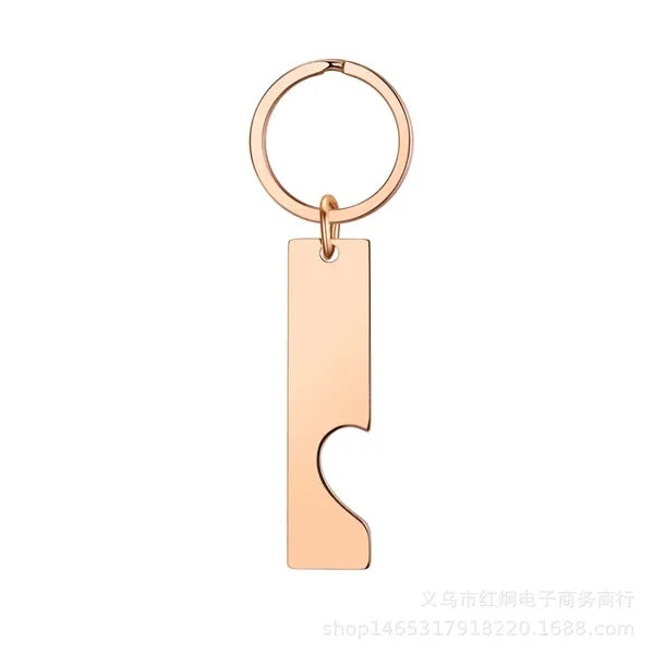 Couples Heart Keychain Set - Matching Pair Key Ring Gift