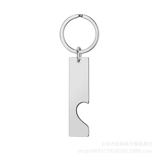 Couples Heart Keychain Set - Matching Pair Key Ring Gift