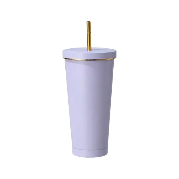25oz 304 Stainless Steel Large-Capacity Vacuum Straw Cup