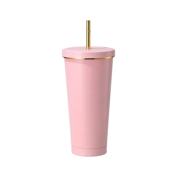 25oz 304 Stainless Steel Large-Capacity Vacuum Straw Cup