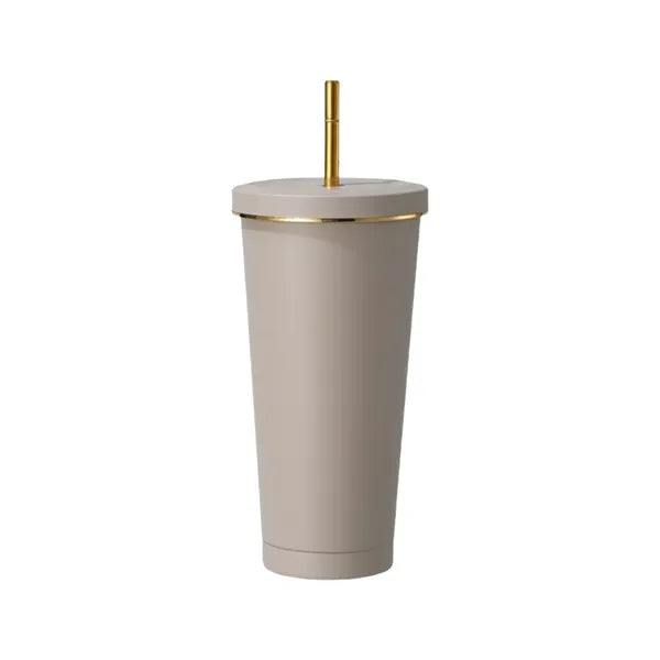 25oz 304 Stainless Steel Large-Capacity Vacuum Straw Cup