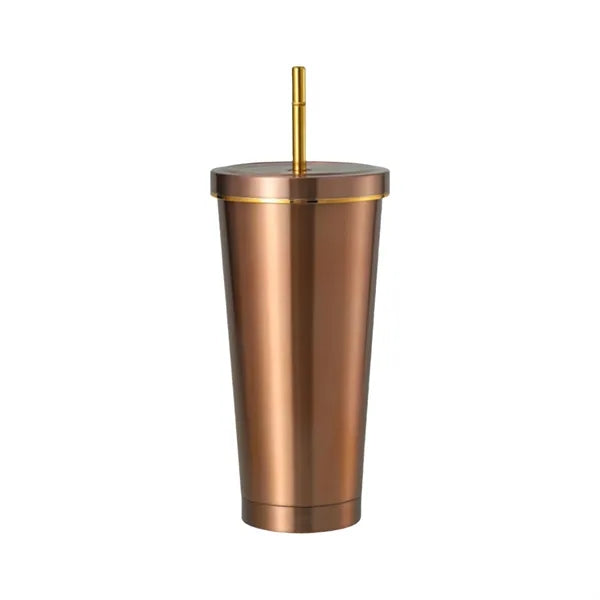 25oz 304 Stainless Steel Large-Capacity Vacuum Straw Cup