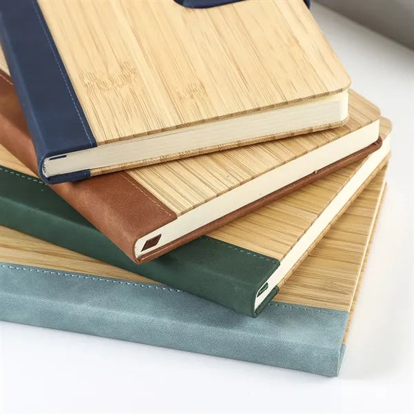 Eco-Friendly Bamboo Cover Notebooks