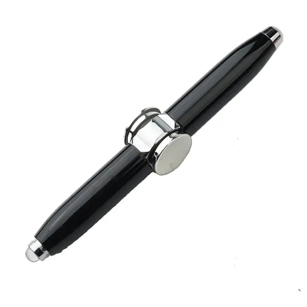 Metal Hand Fidget Spinner Pen with LED Light