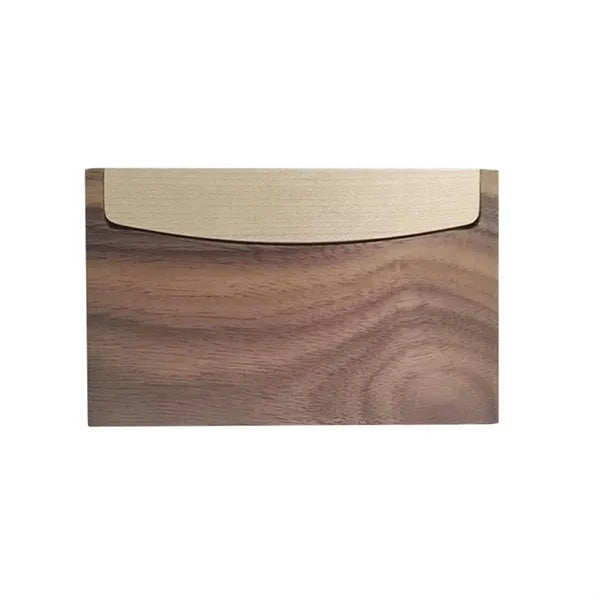 Elegant Functional Durable Slim Wooden Business Card Case