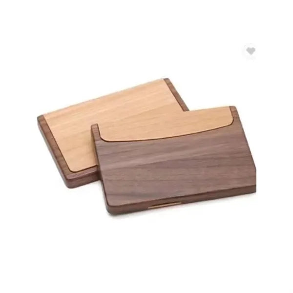 Elegant Functional Durable Slim Wooden Business Card Case