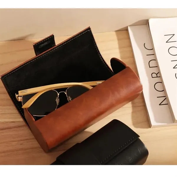 Stylish Glasses Travel Case with Premium Wooden Sunglasses
