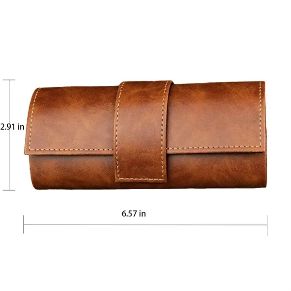 Stylish Glasses Travel Case with Premium Wooden Sunglasses