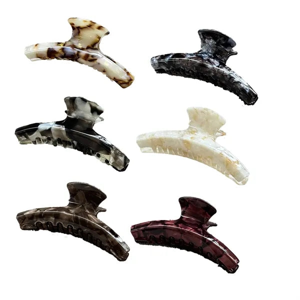Retro New Women 4.53Inch Large Acetate Hair Clip
