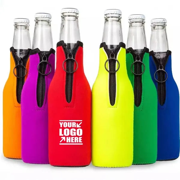 Neoprene rubber zipper cup cover