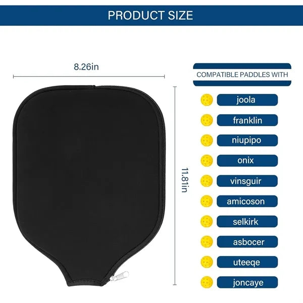 Universal Size Pickleball Paddle Covers Case