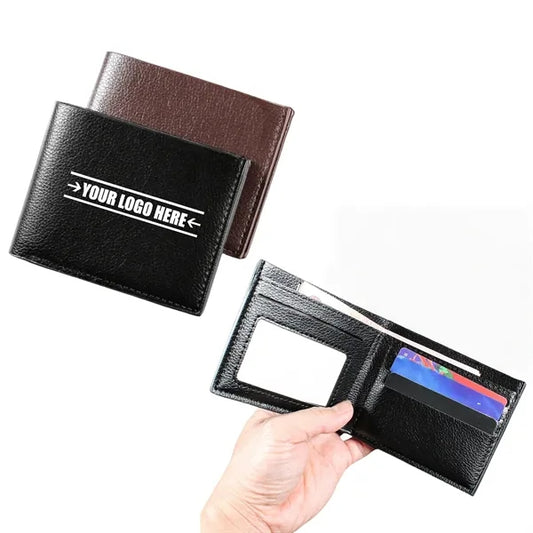 PU leather wallet clip
