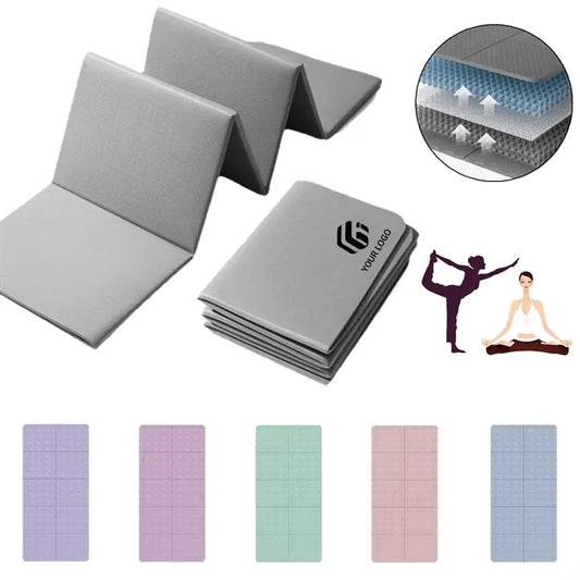 Home workout pilates lightweight foldable anti slip yoga mat