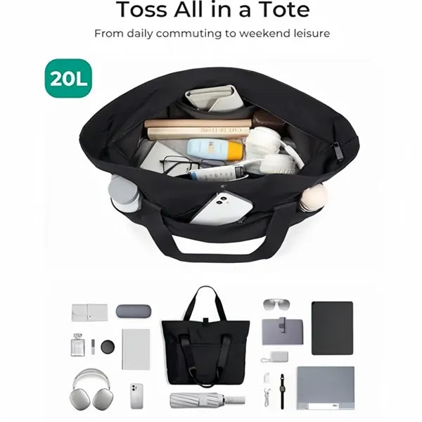 Foldable Nylon Canvas Tote Bag