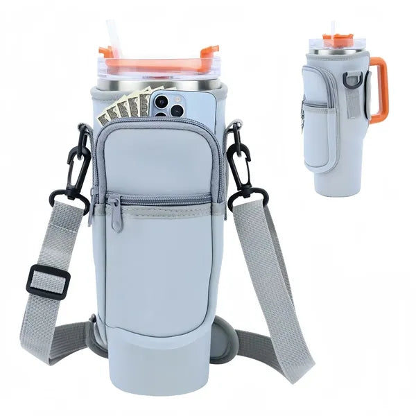 Insulated Bottle Sling With Adjustable Strap Free Shipping