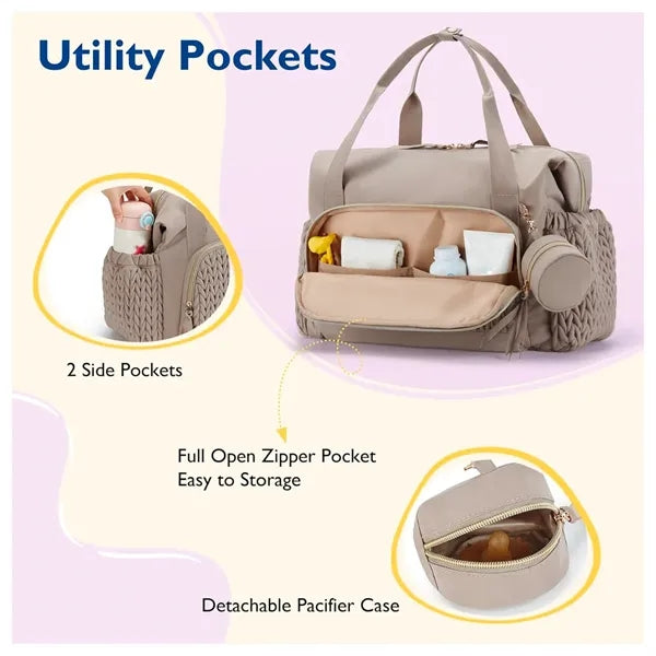 Baby Diaper Bag Tote Large Capacity for Nursing Essentials