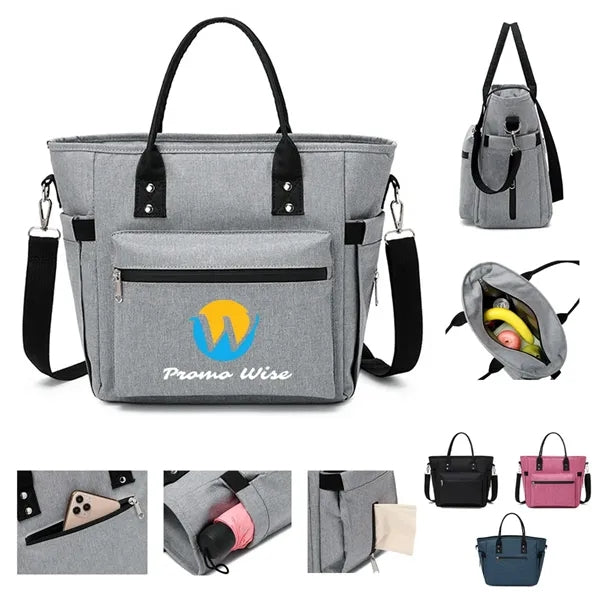 Oxford Waterproof Crossbody Insulated Lunch Cooler Bag