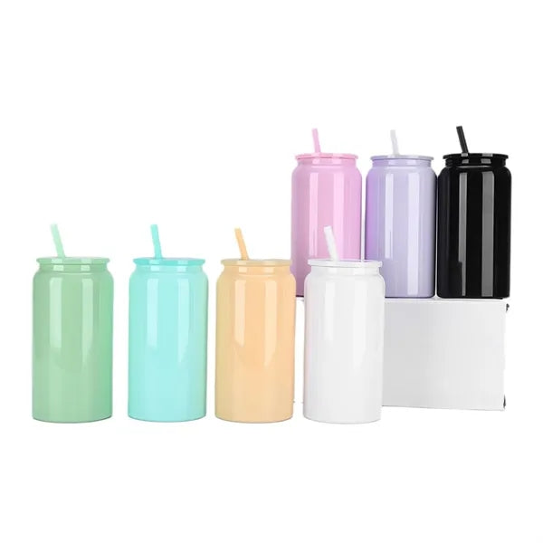 16 Oz Insulated Tumbler With Lid And Straw