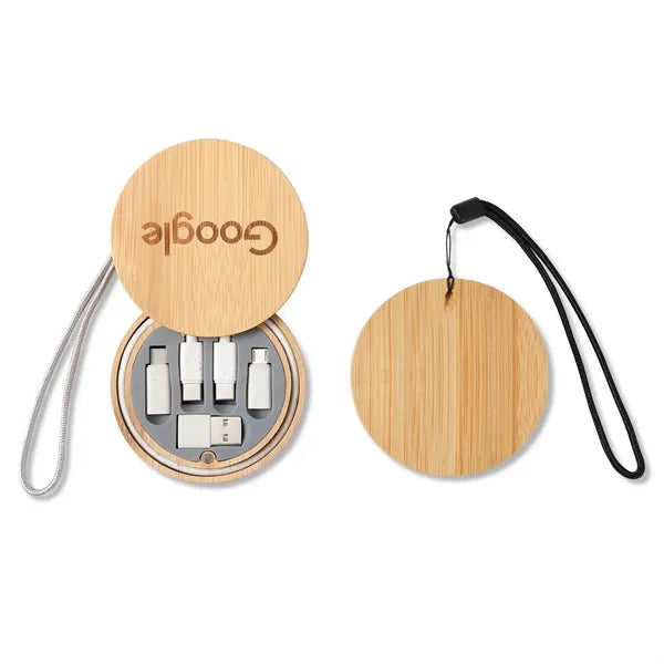 Bamboo Charging Cable Gift Set