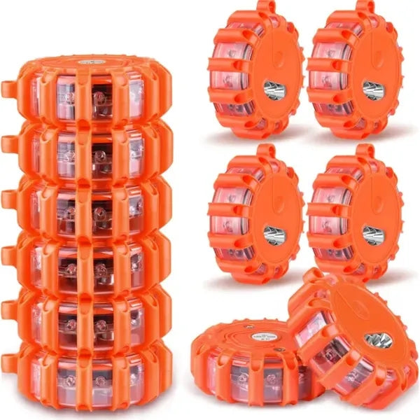 LED Roadside Emergency Flare with Magnetic Base & Hook