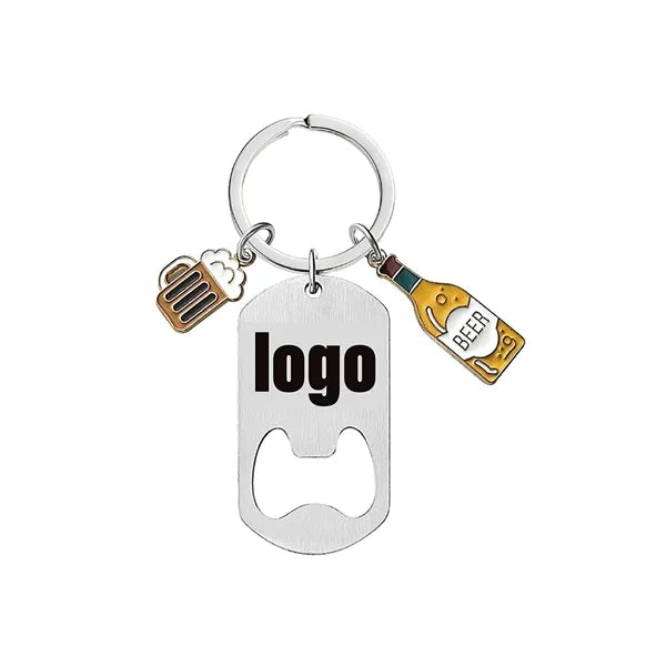 Beer Bottle Opener Keychains