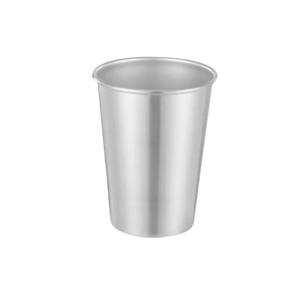 12oz Stainless Steel Cups Stackable Metal Drinking Glasses