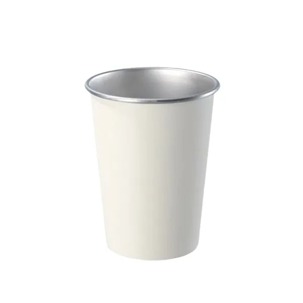 12oz Stainless Steel Cups Stackable Metal Drinking Glasses