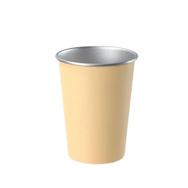 12oz Stainless Steel Cups Stackable Metal Drinking Glasses