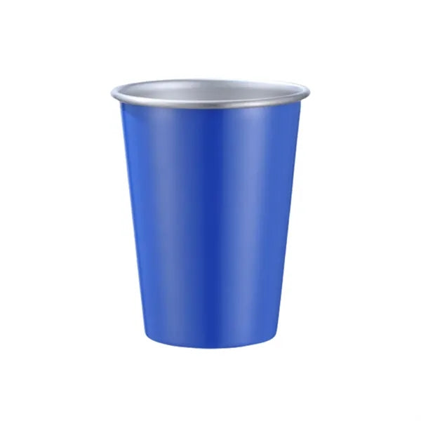 12oz Stainless Steel Cups Stackable Metal Drinking Glasses