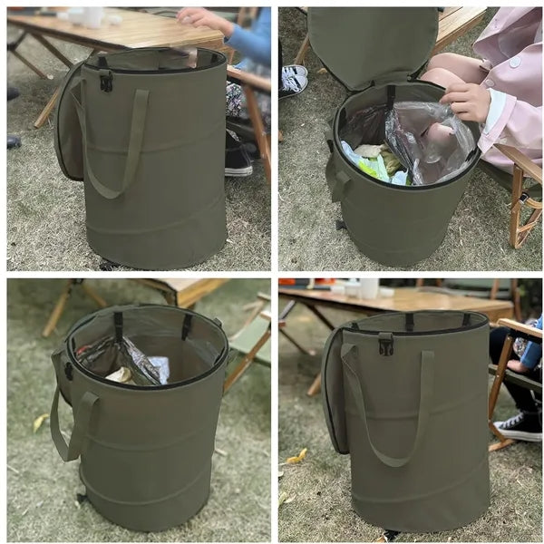 Collapsible 24 Gallons Sorting Clips Trash Can