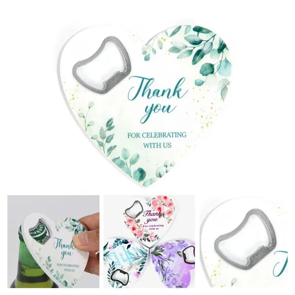 Heart-Shaped Beer Plastic Bottle Opener