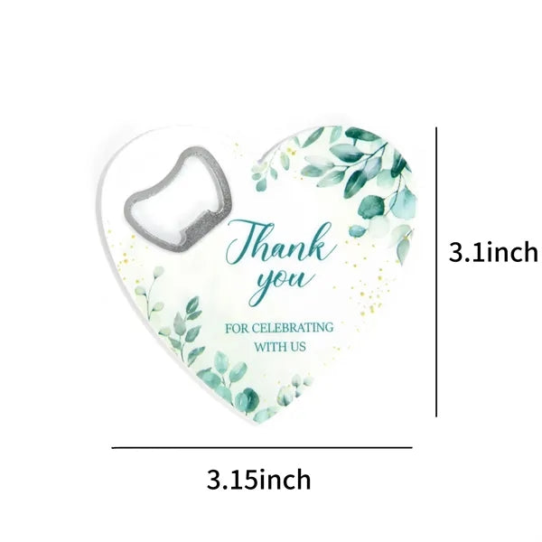 Heart-Shaped Beer Plastic Bottle Opener