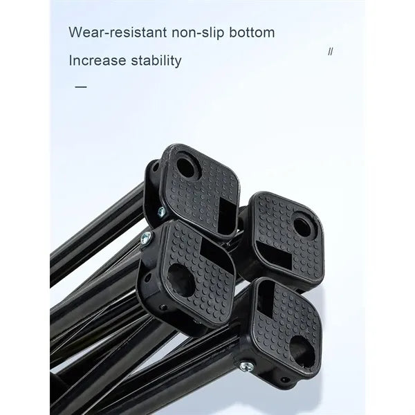 High-Backrest Multi-Storage Outdoor Portable Fishing Chair