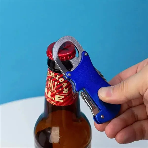 4-in-1 Stainless Steel Carabiner Tool