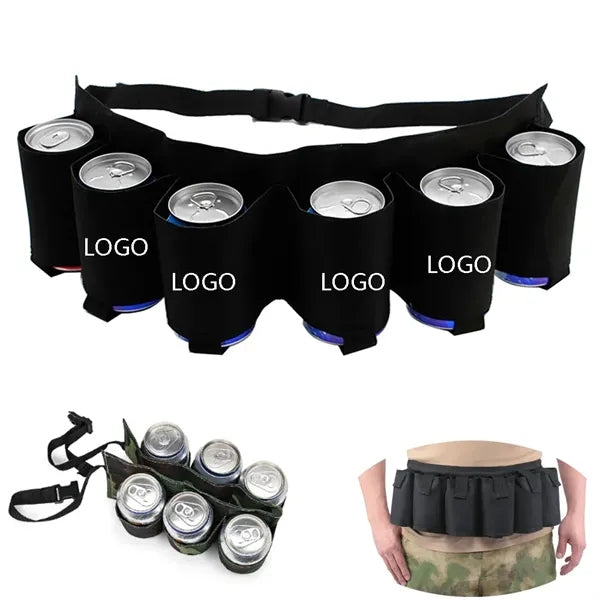 6 Cans Beer Holder With Adjustable Strap