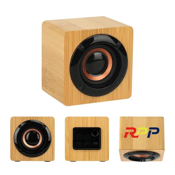 Bamboo Wireless Speaker With Standard Packaging