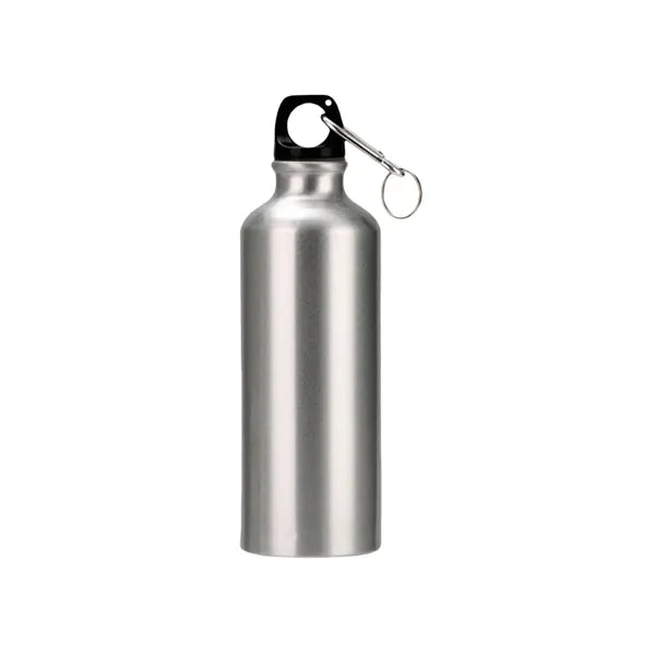 17 Oz. Aluminum Travel Bottle With Carabiner Leak Proof