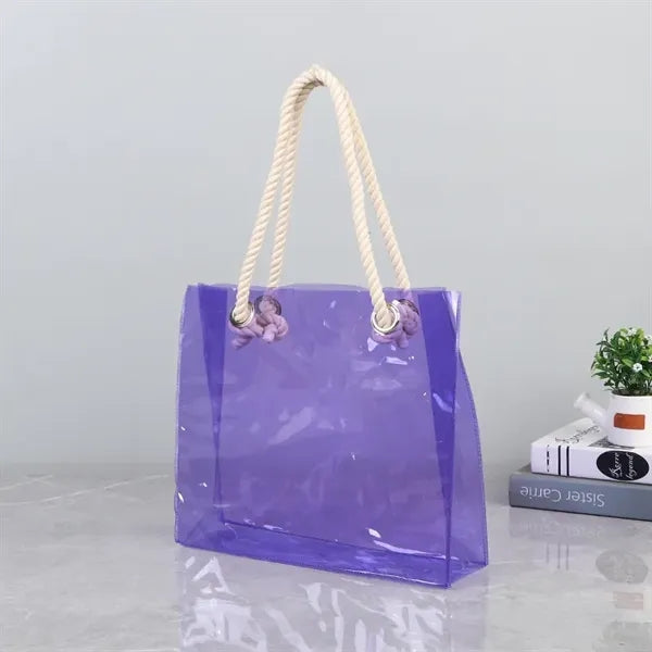 Large Clear Tote Bag Stadium Approved Transparent Handbag