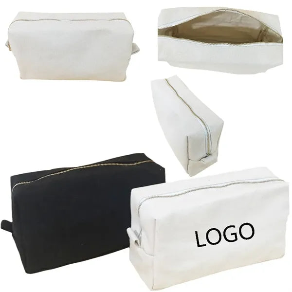 Canvas Makeup Bag Travel Toiletry Pouch