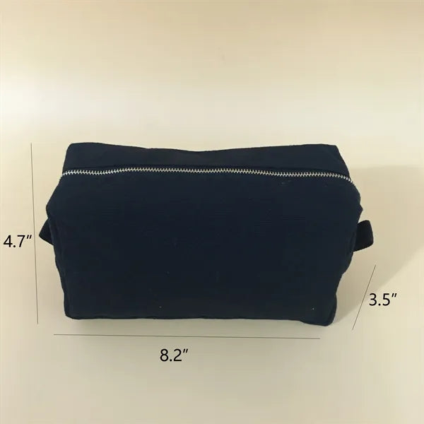 Canvas Makeup Bag Travel Toiletry Pouch