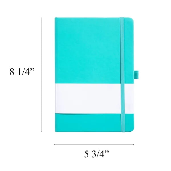 Hardcover A5 Notebook with Debossed or Full Color Print