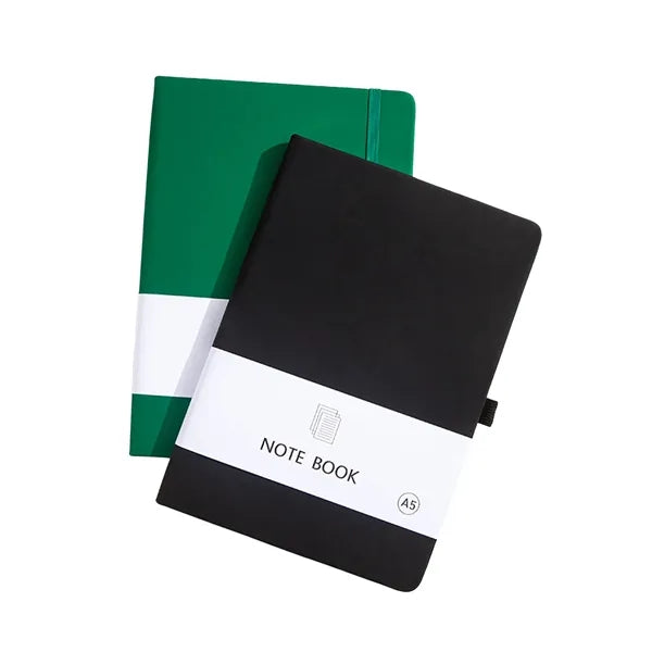 Hardcover A5 Notebook with Debossed or Full Color Print