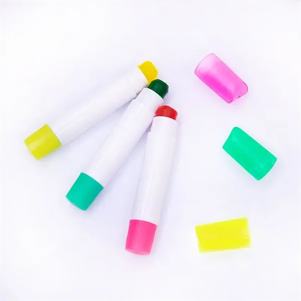 3 Colors Gel Wax Solid Highlighter Pen Set with Box