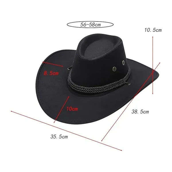 Classic Western Cowboy Hat for Outdoor