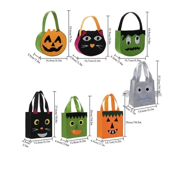 Eco-Friendly Halloween Candy Felt Bag