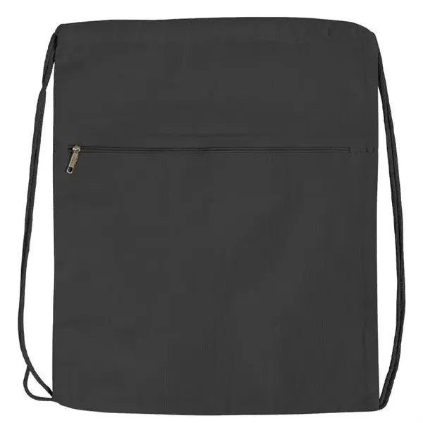 Flintwood Front-Zip Cotton Drawstring Backpack